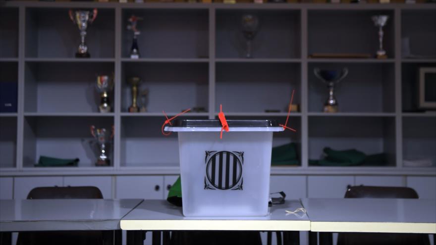 Urna ilegal referendum catalán